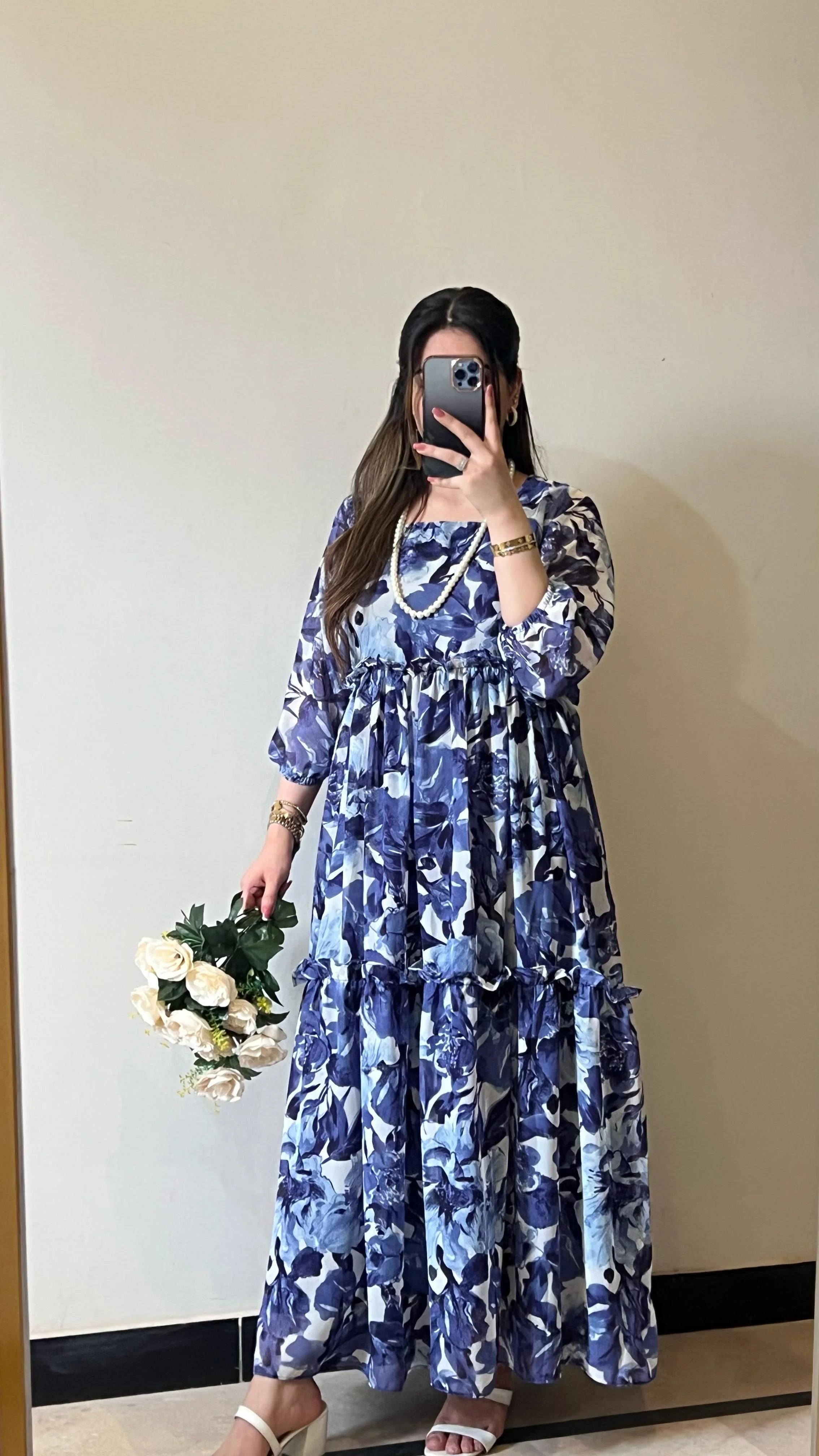 Sapphire Petal Frock