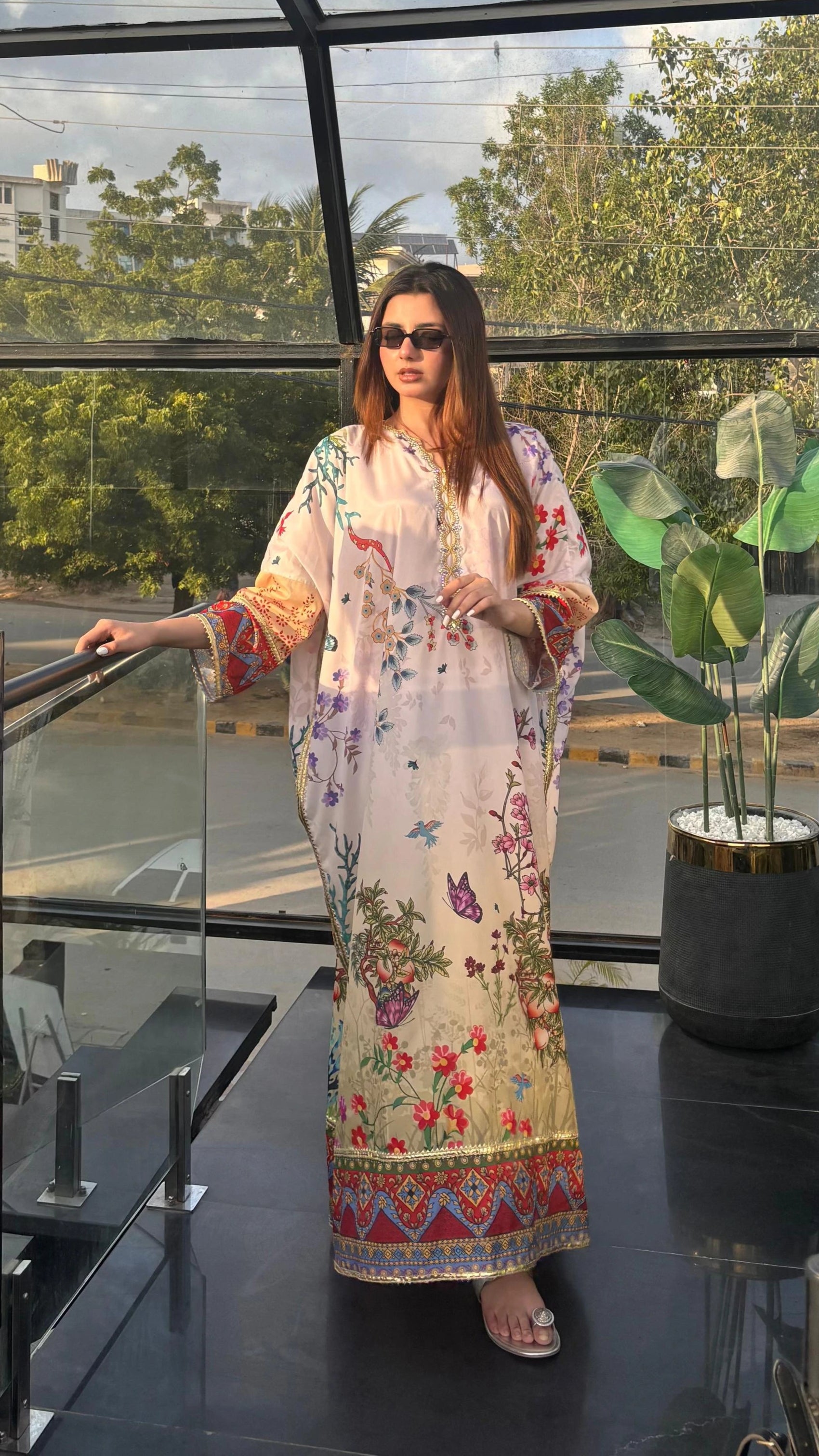 Floral Bloom Kaftan