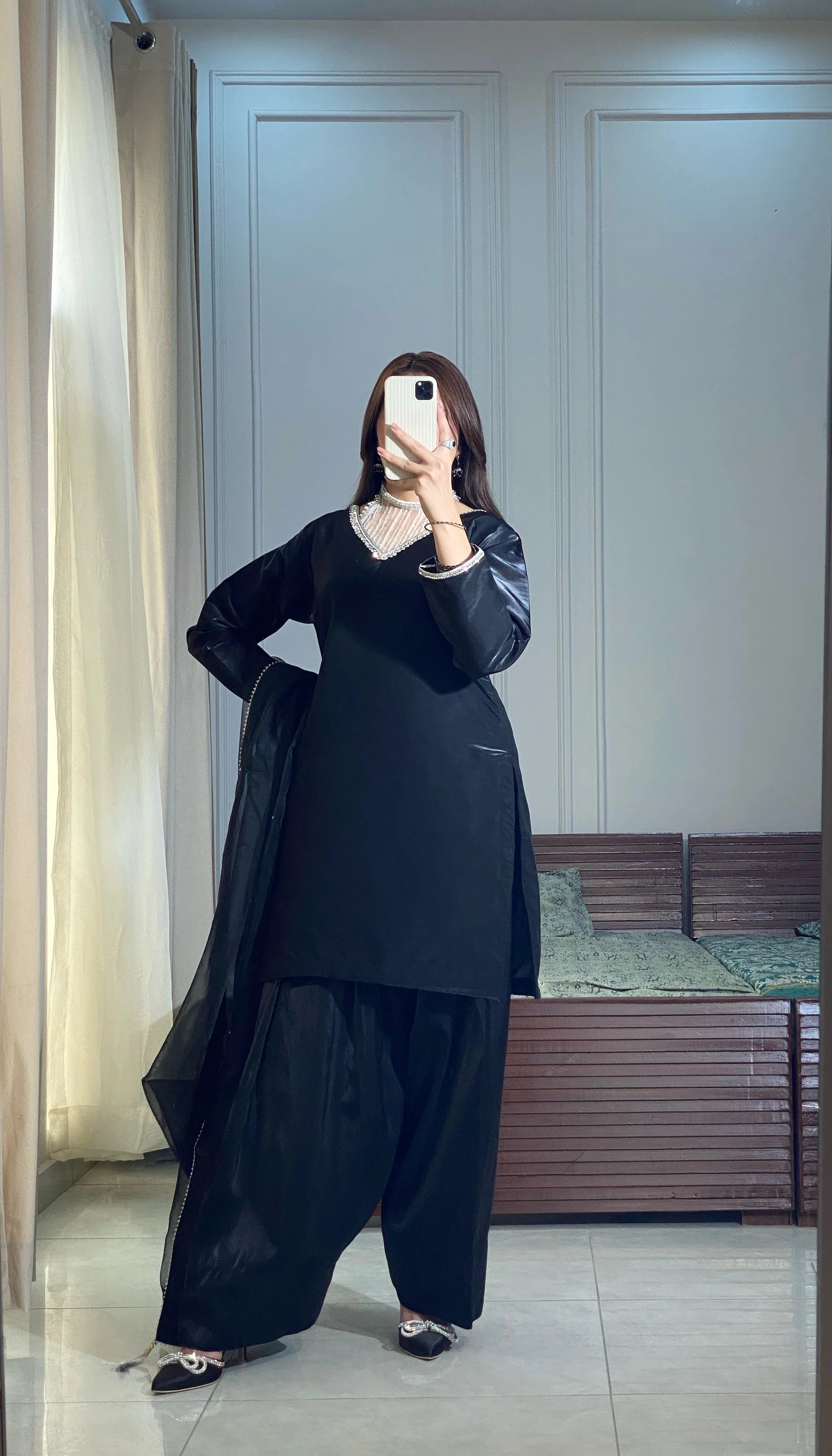 Black Farshi Shalwar