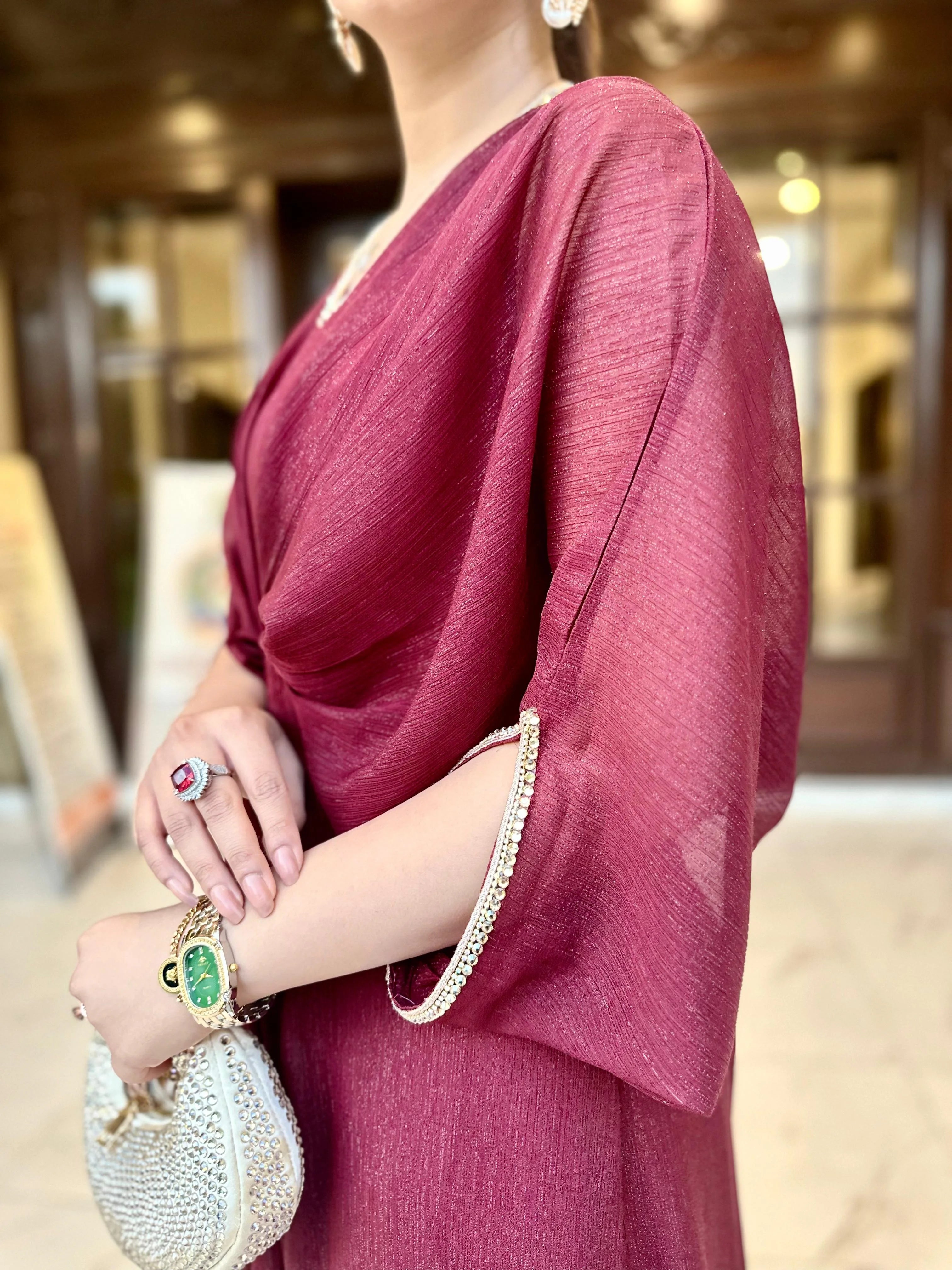 Maroon Kaftan