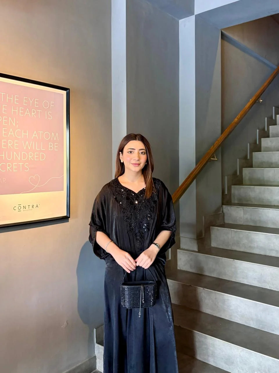 Siyah Noor Kaftan