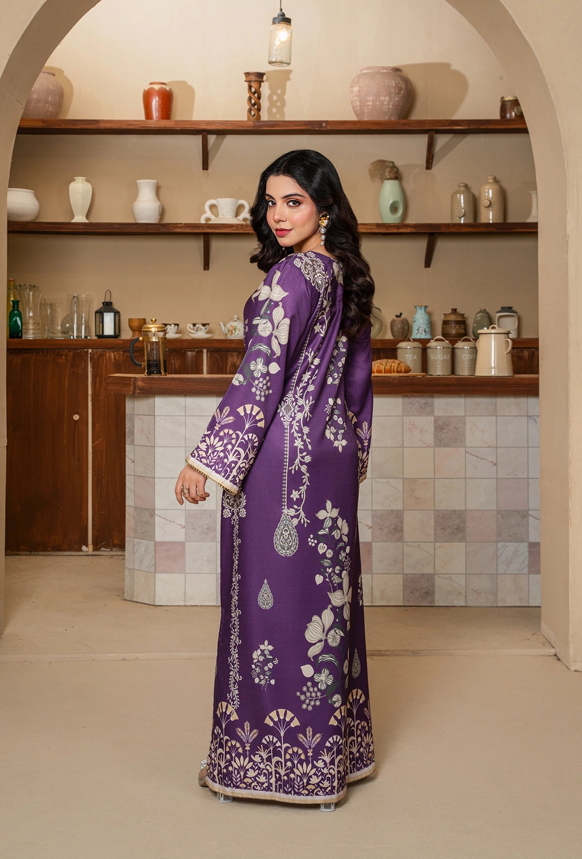 Royal Violet Kaftan