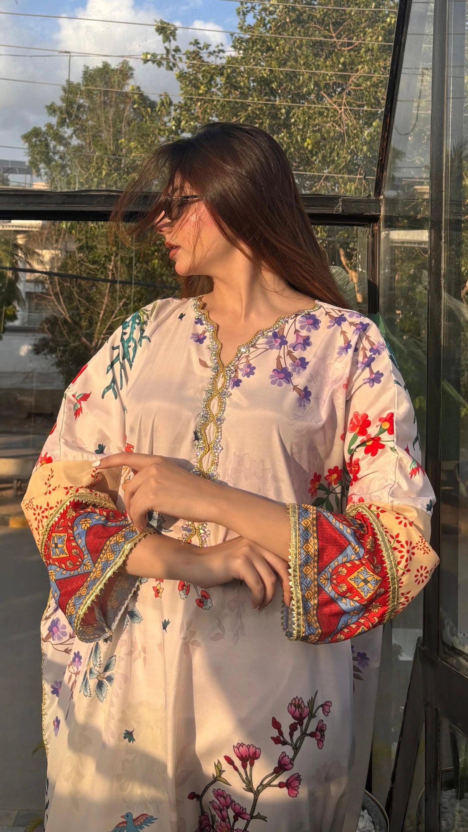 Floral Bloom Kaftan