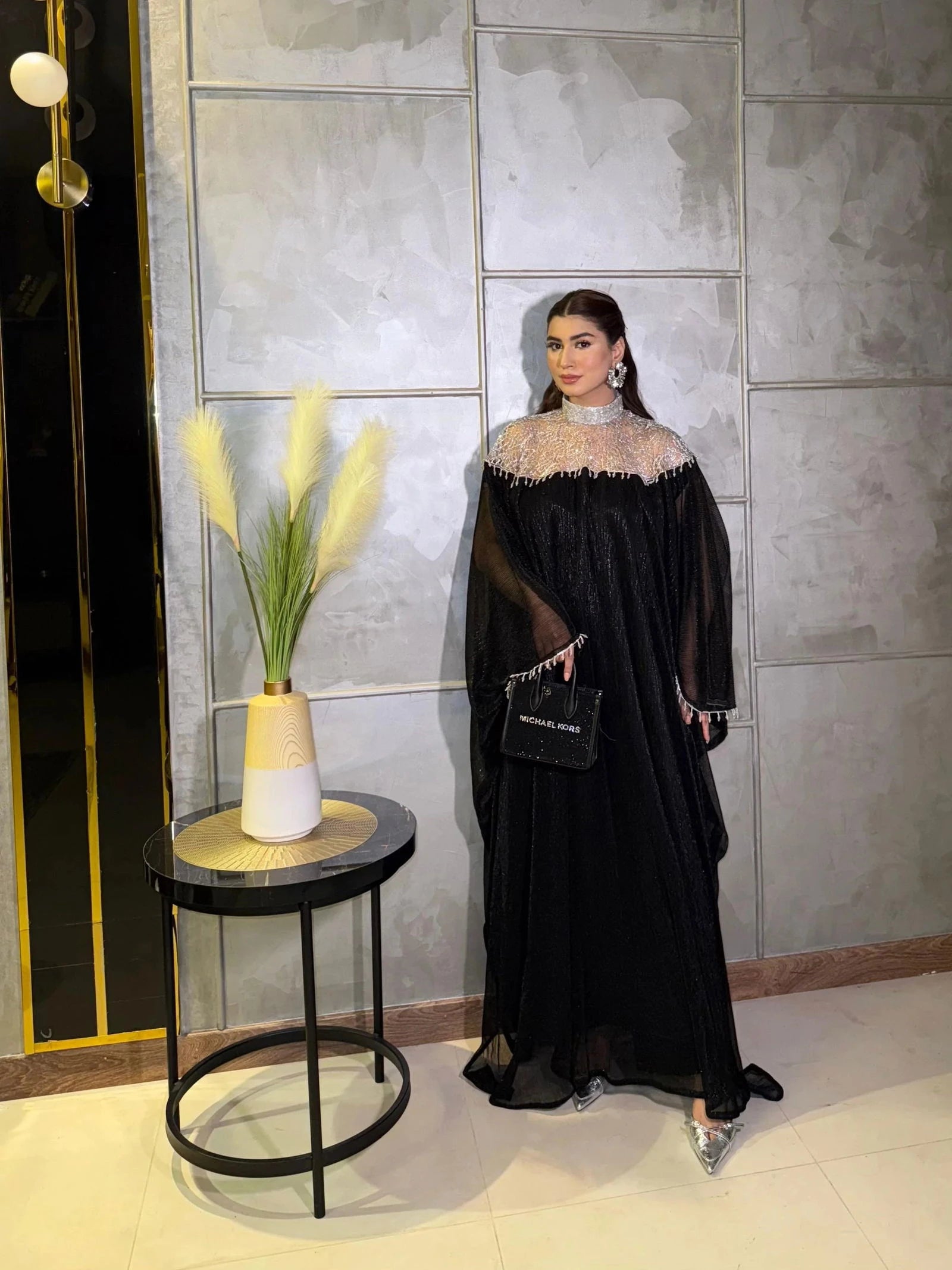 Black Moroccan Kaftan - Mataish