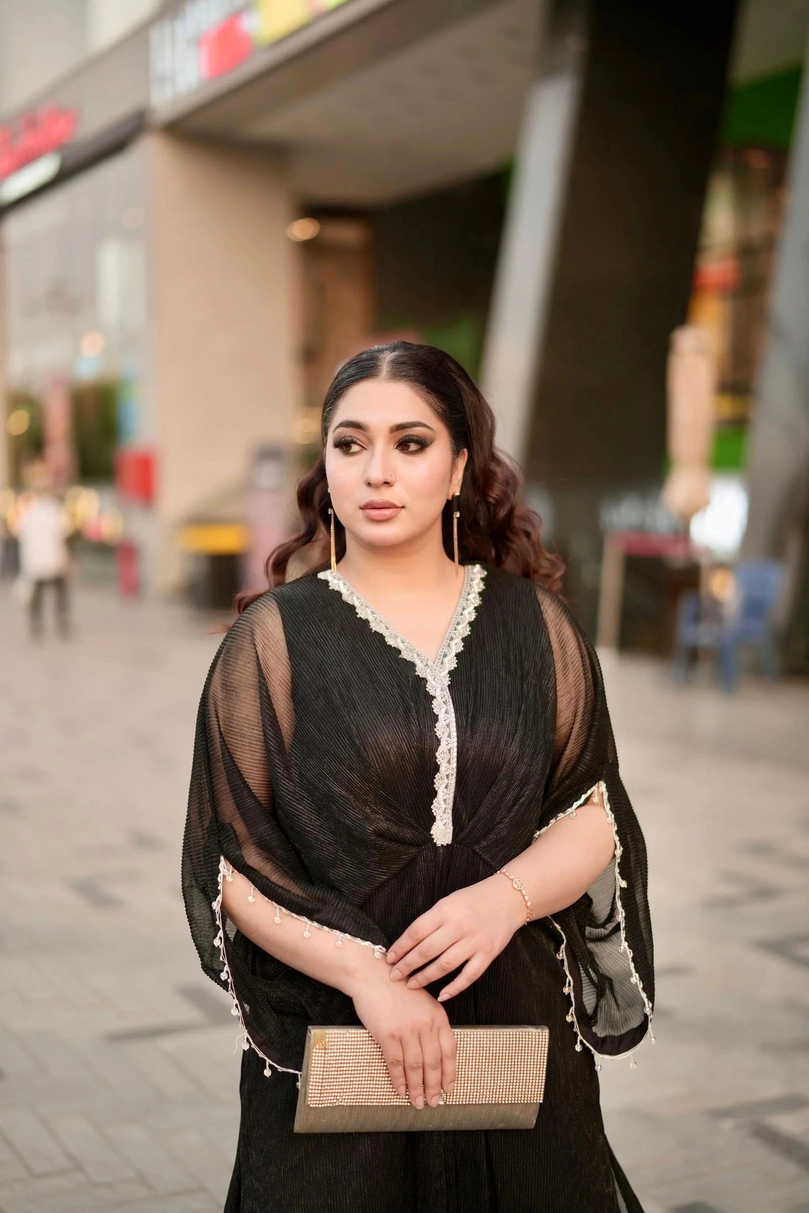 Black Shadow Kaftan - Mataish