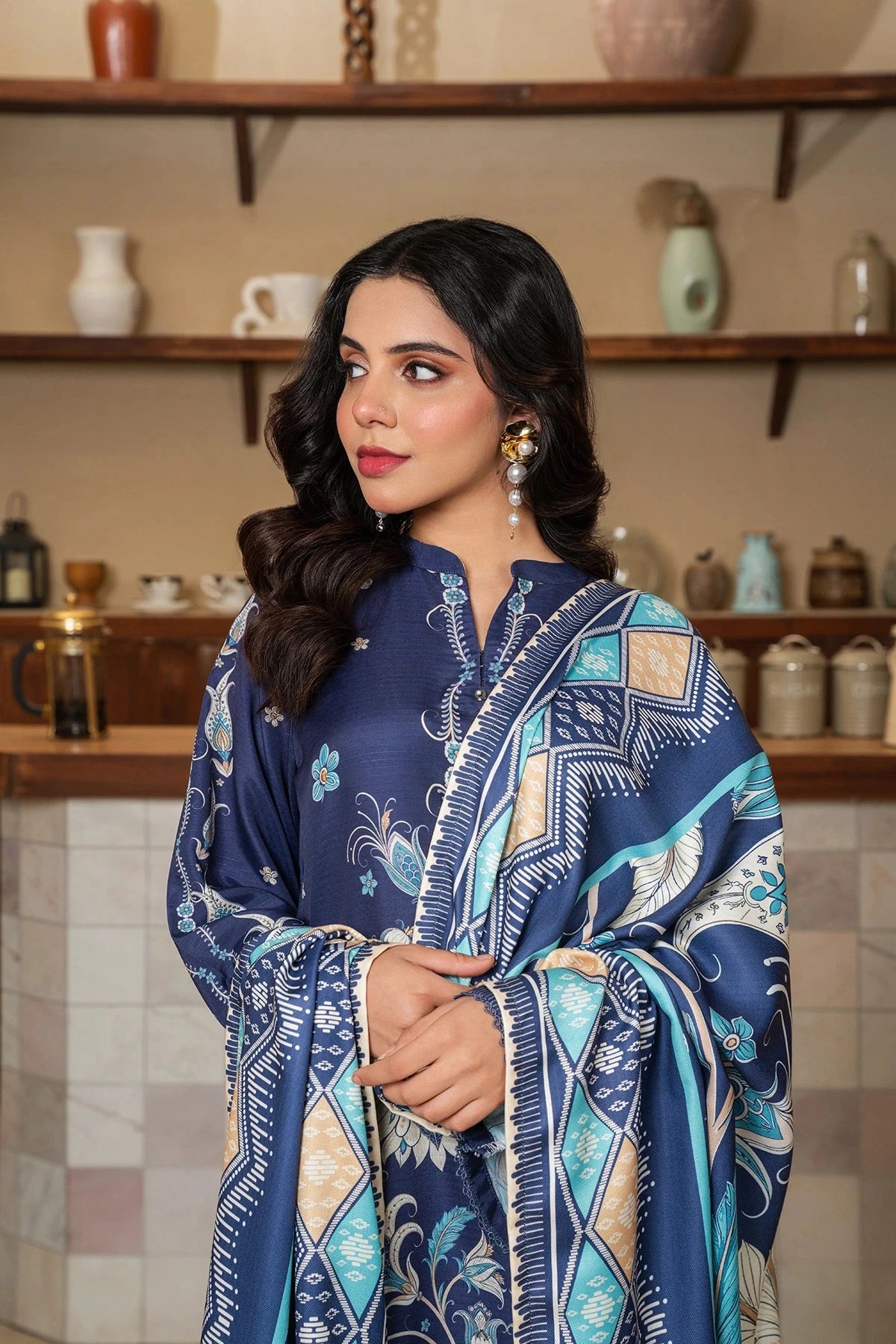 Blue Ethnic Suit - Mataish