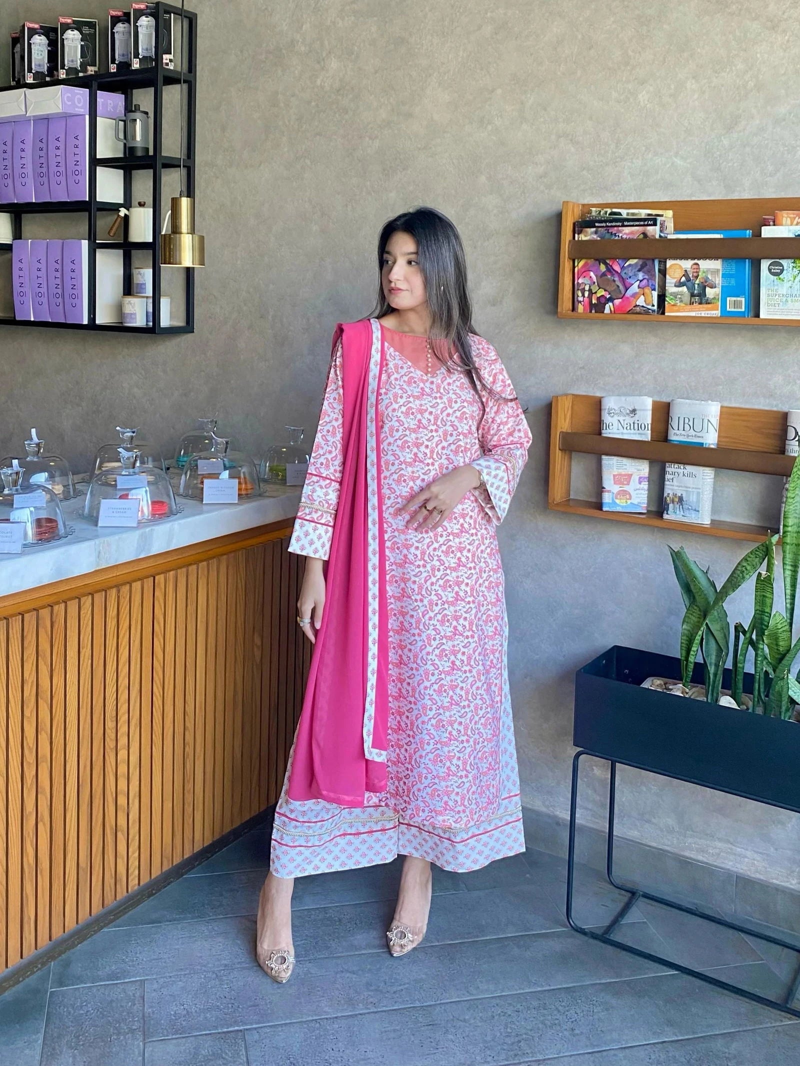 Blush Charm Kurta Set - Mataish