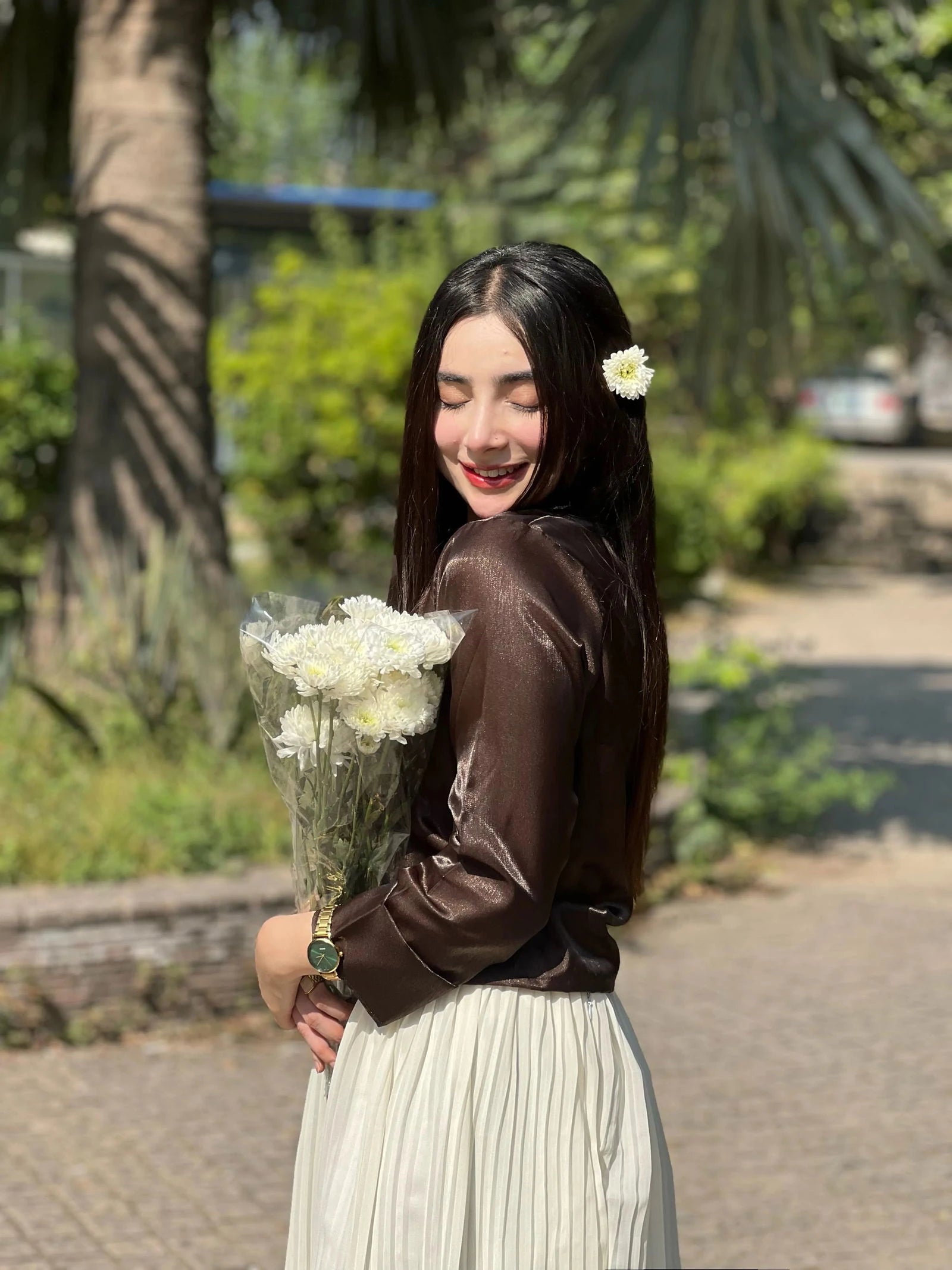 Cocoa Pearl Skirt - Mataish
