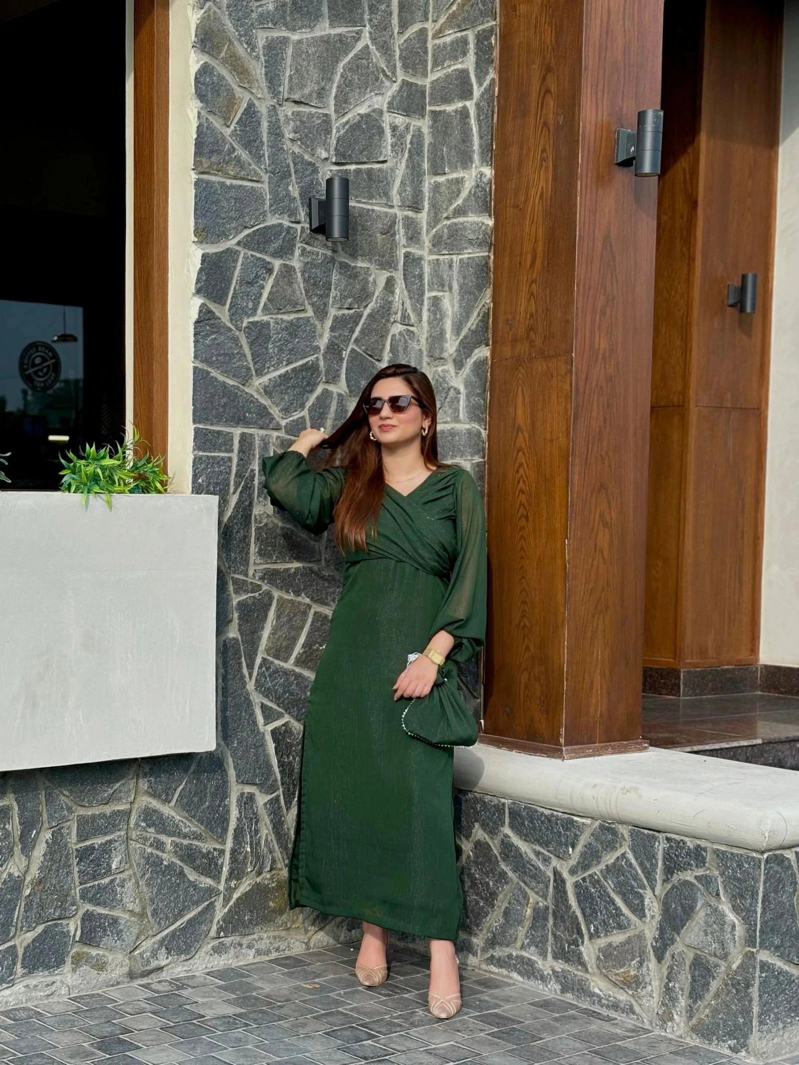 Emerald Aura Kaftan - Mataish