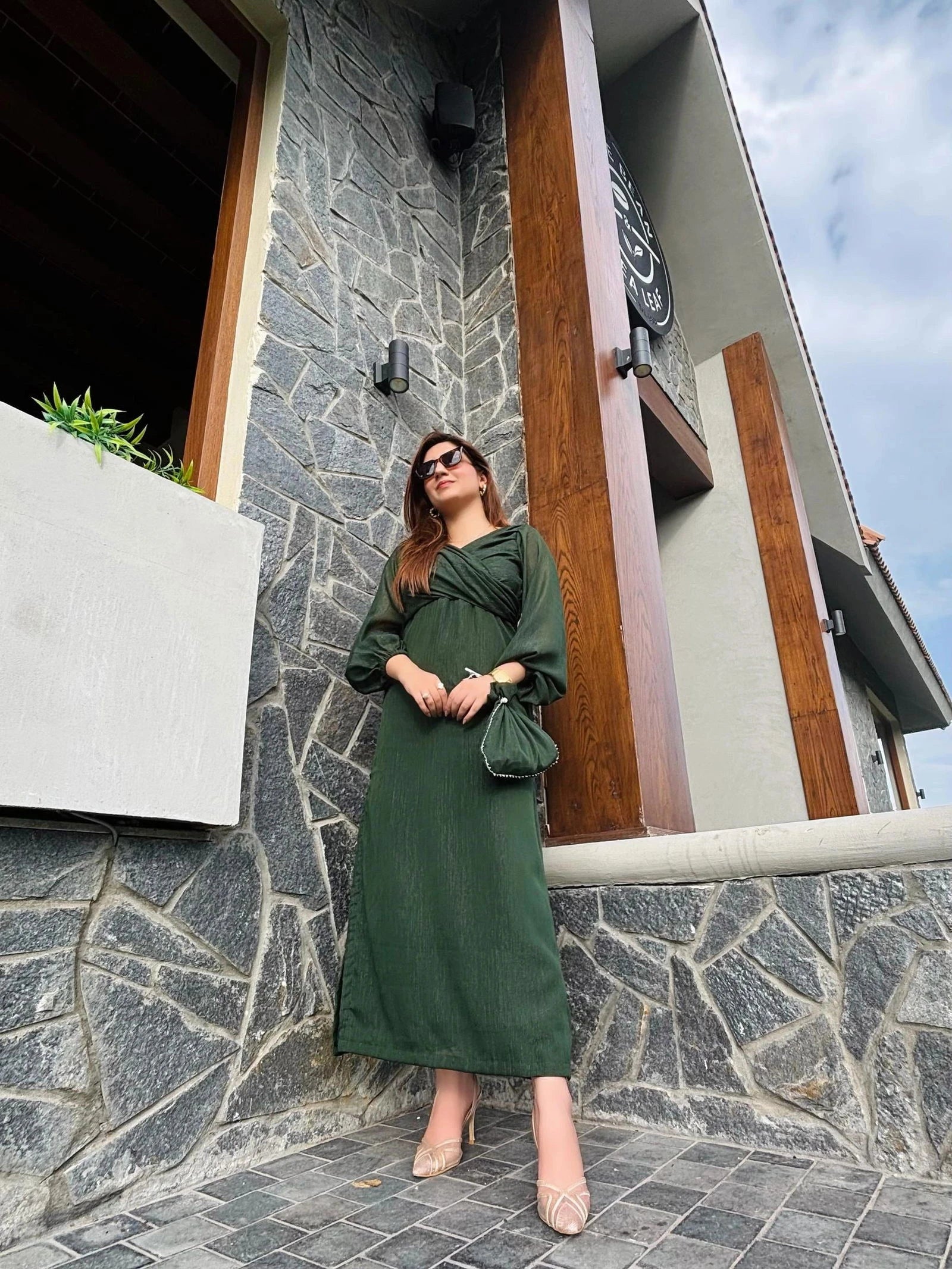 Emerald Aura Kaftan - Mataish