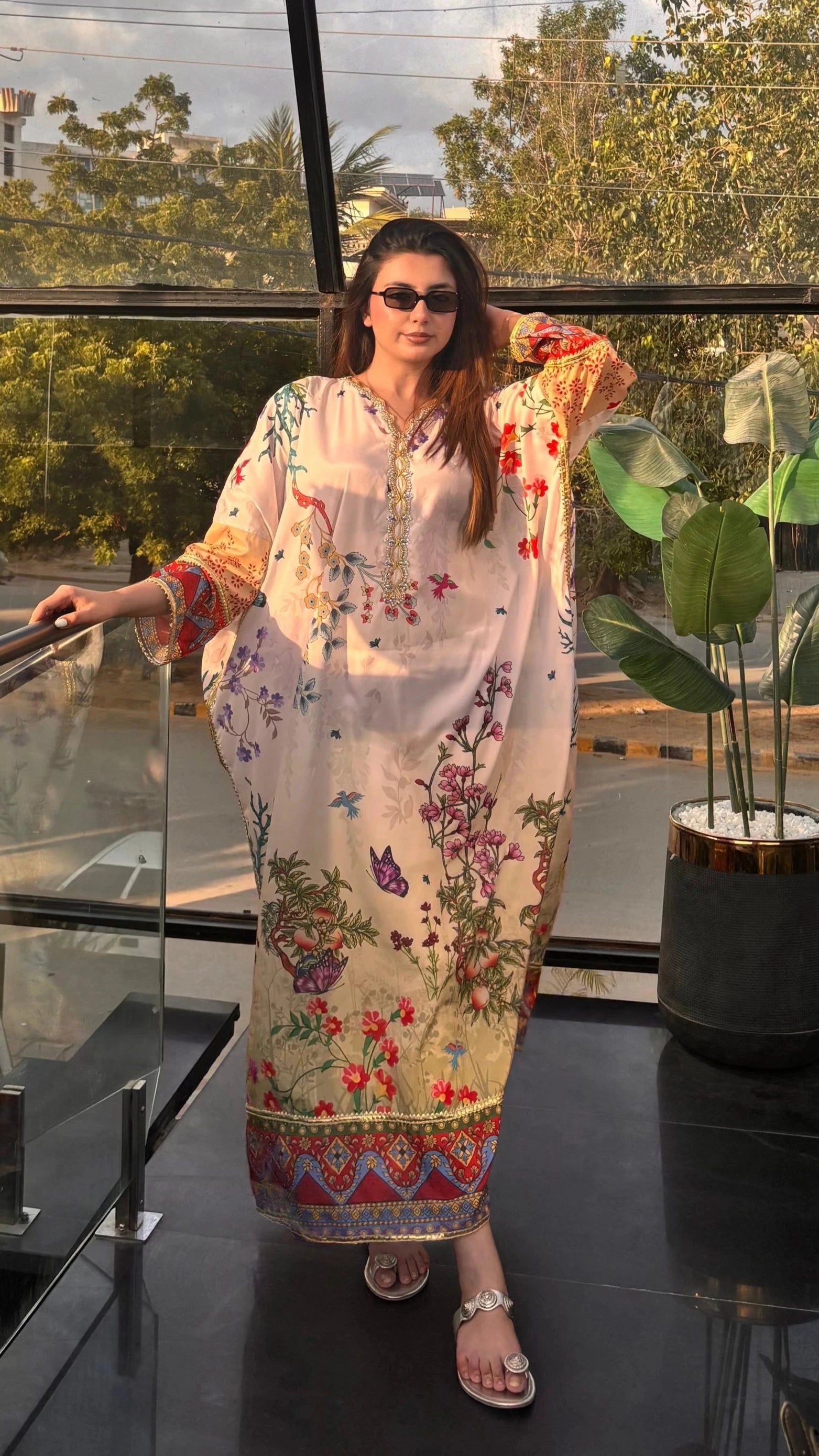 Floral Bloom Kaftan - Mataish