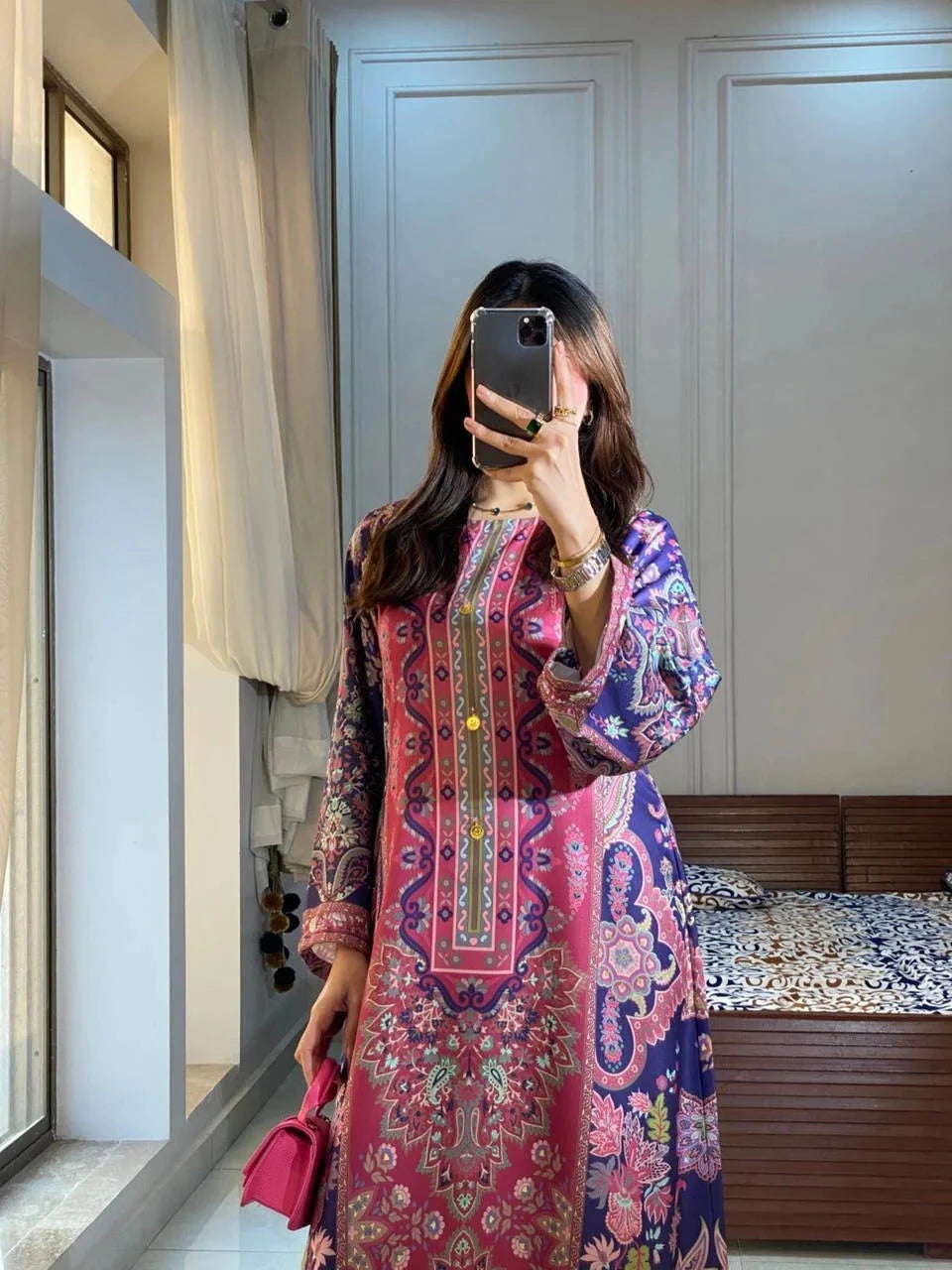 Majestic Luxe Long Shirt - Mataish