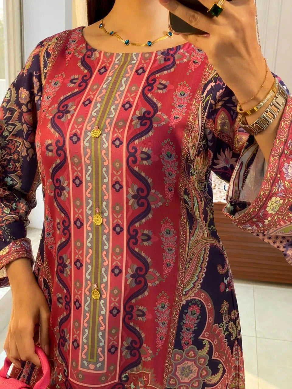 Majestic Luxe Long Shirt - Mataish