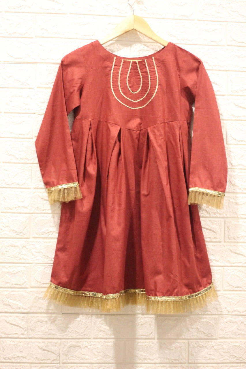 Maroon (Kids) - Mataish Couture