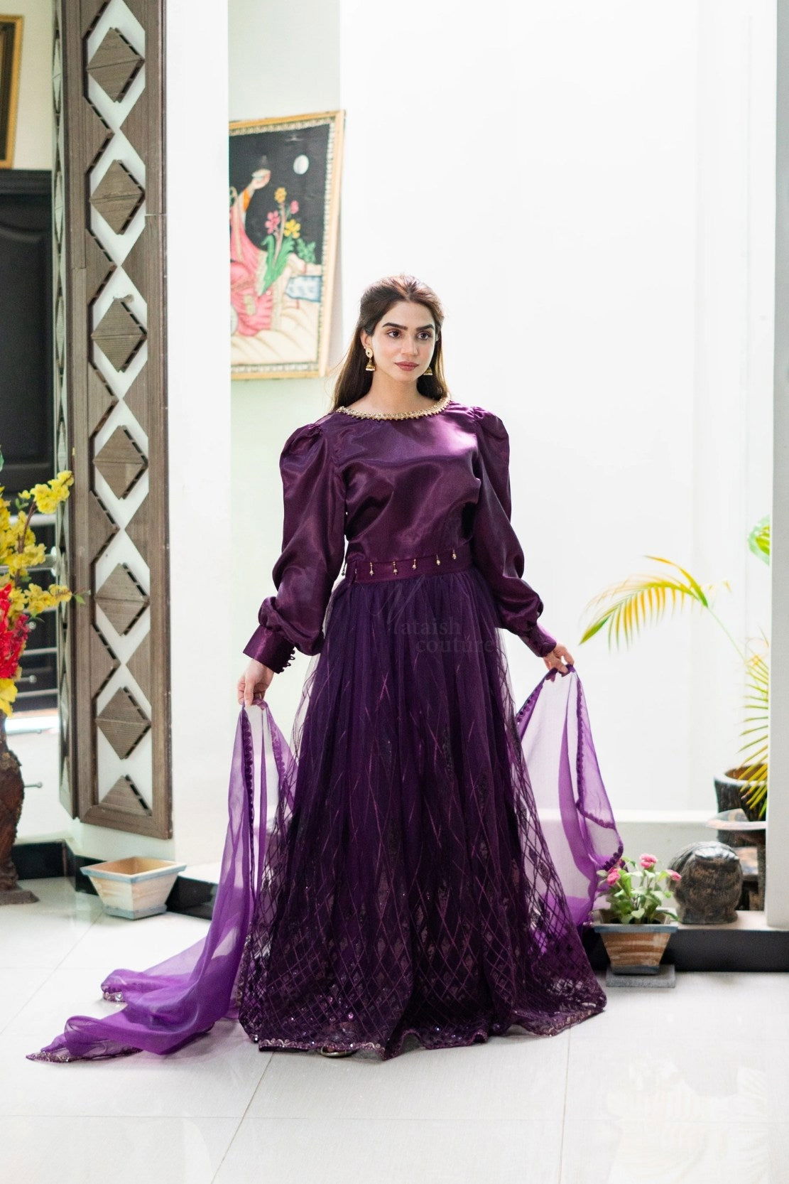 Purple Lehnga Choli - Mataish