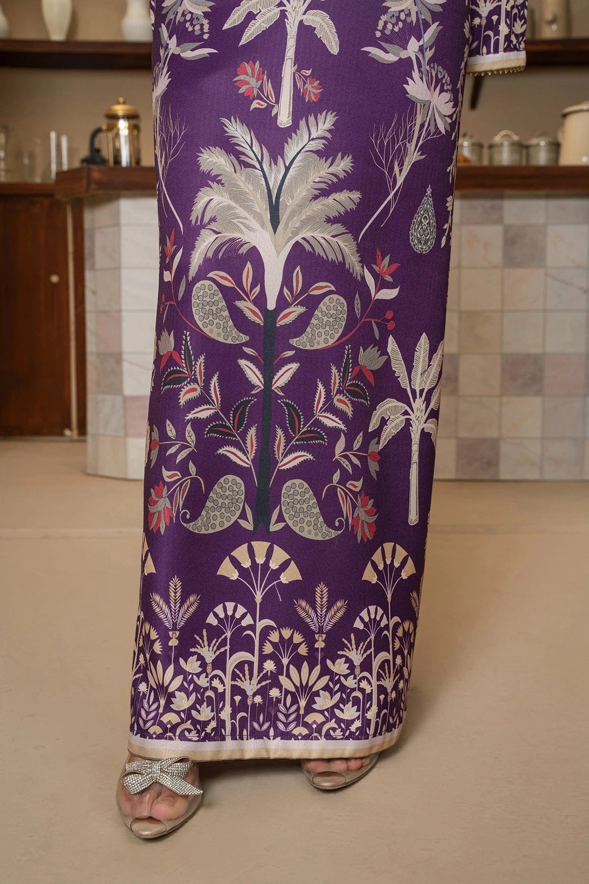 Royal Violet Long Shirt - Mataish