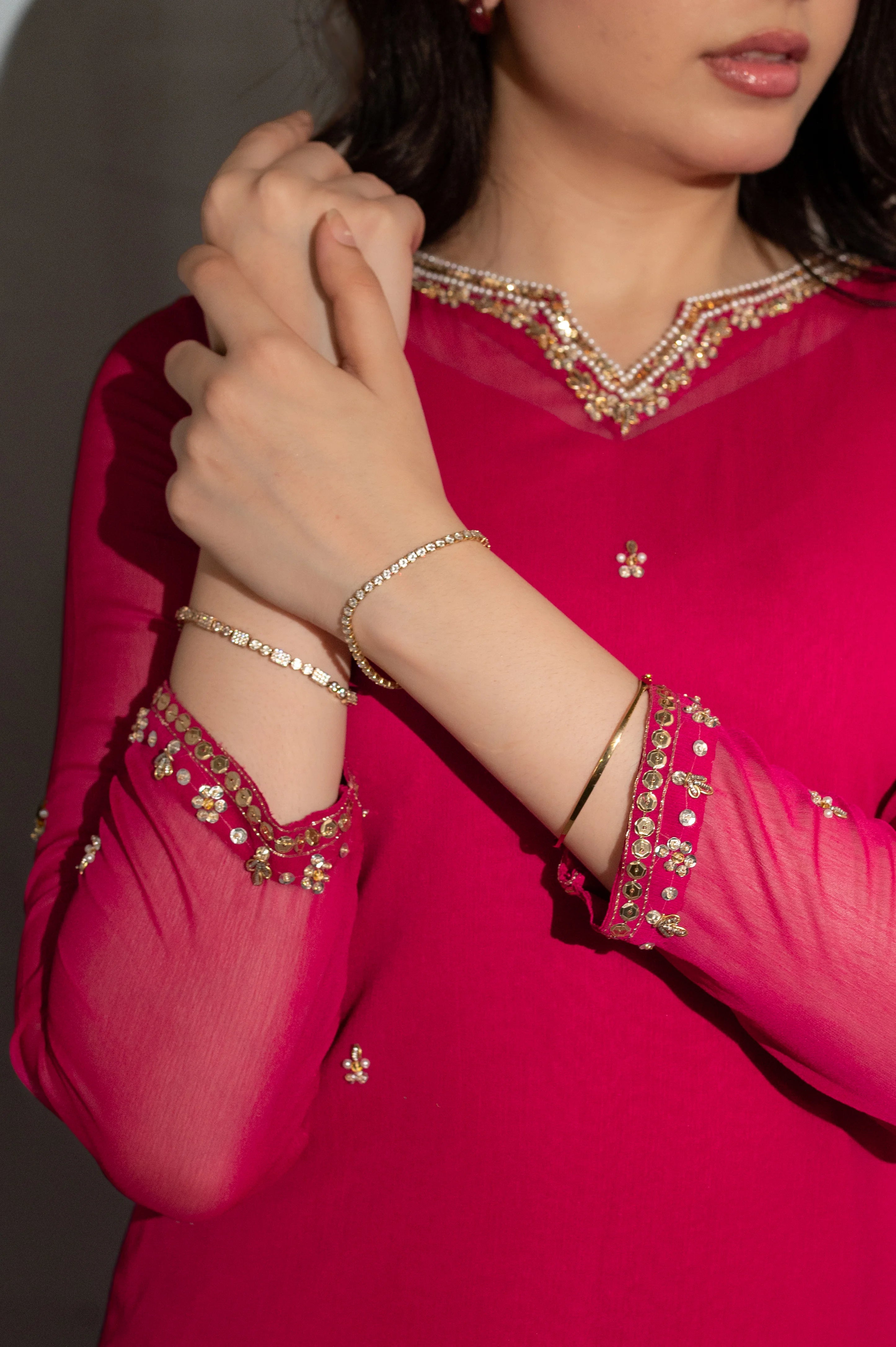 Signature M/04 | Handworked Chiffon Dress