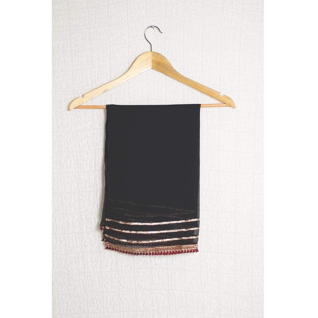 Zainab Shabbir Black Frock - Mataish
