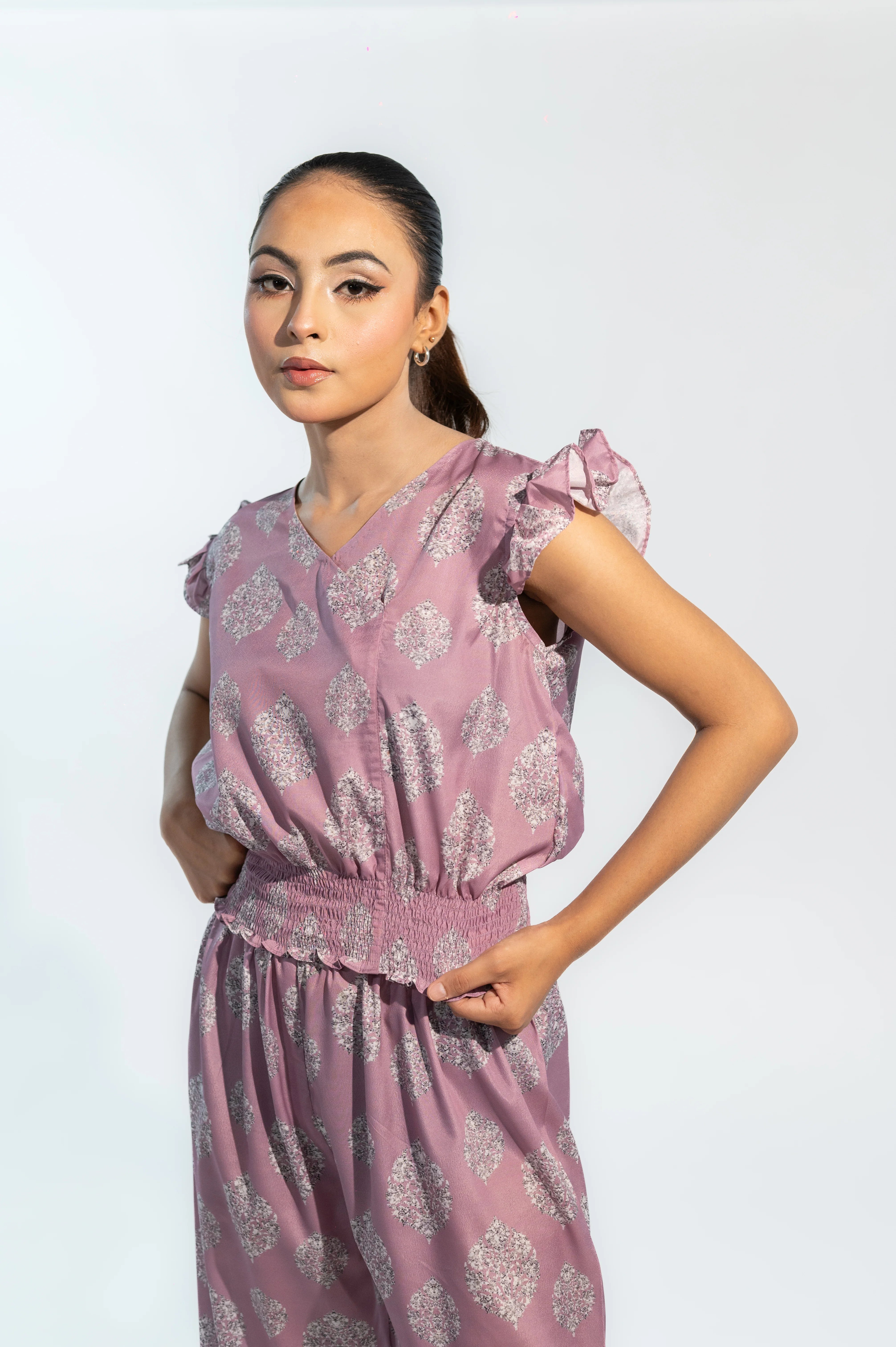 Pink Digital Printed Co-Ord Set