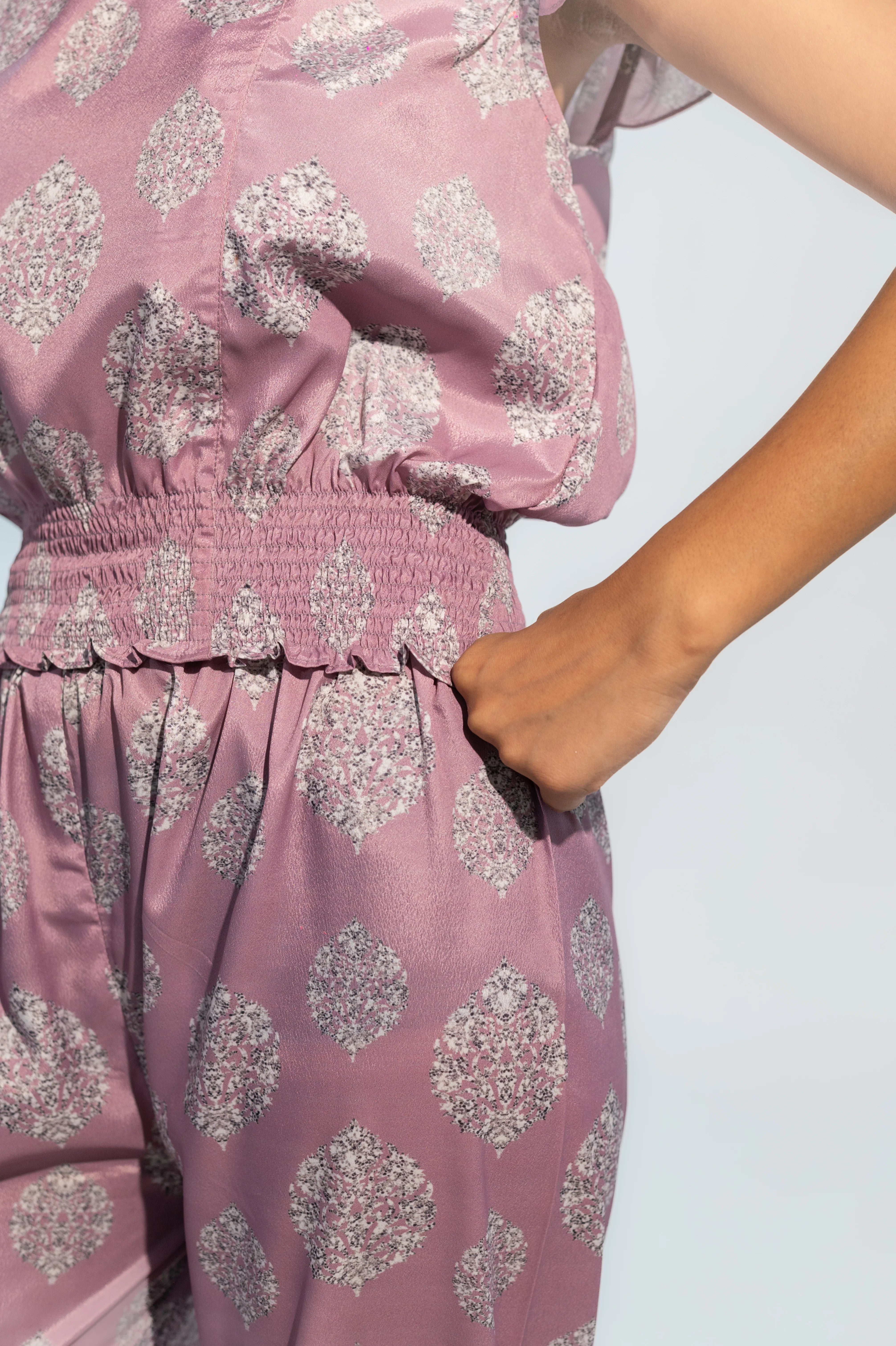 Pink Digital Printed Co-Ord Set