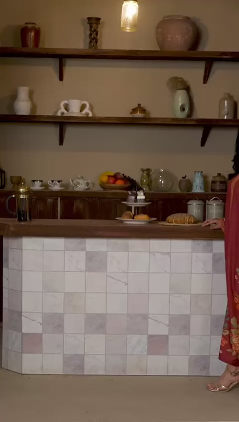 Red Floral Long Shirt