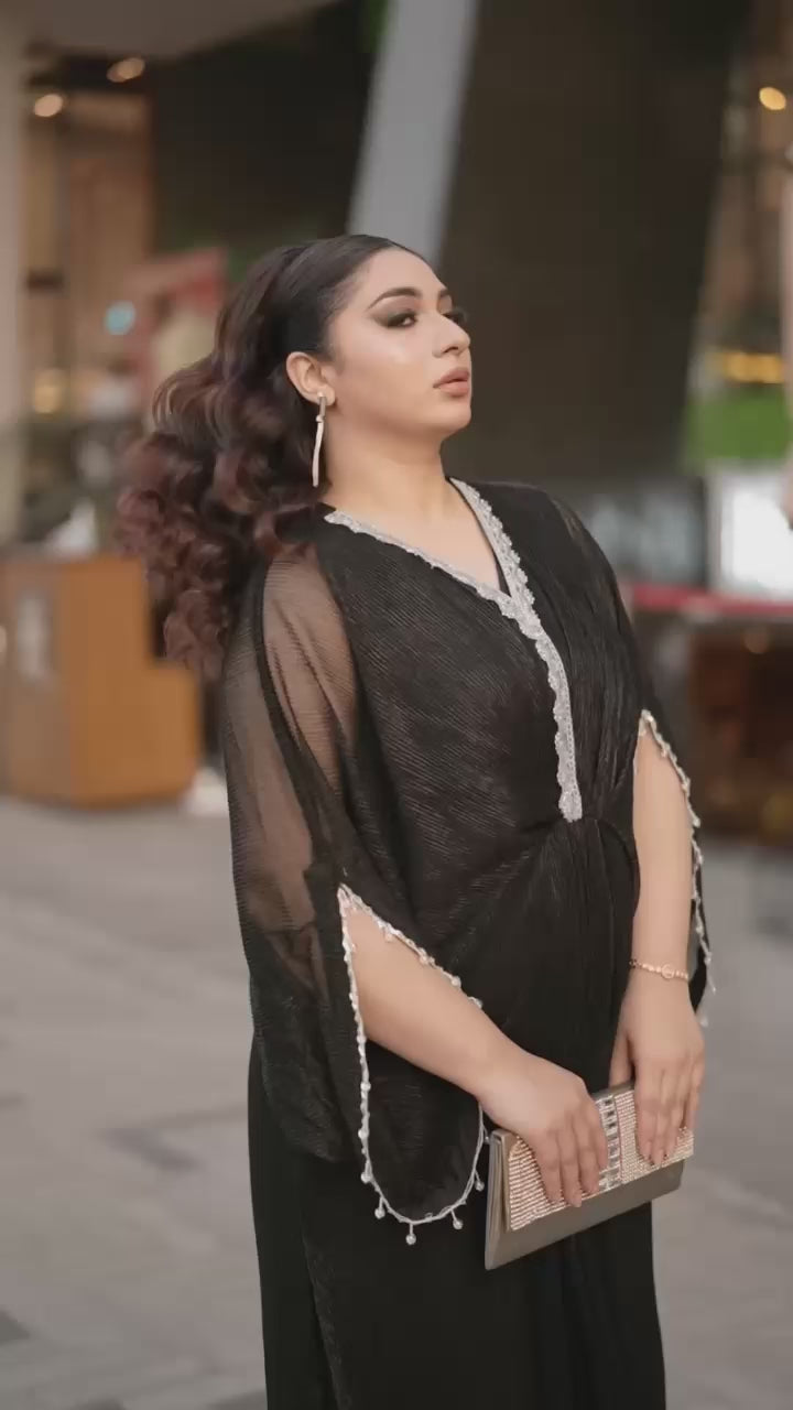 Black Sparkle Kaftan