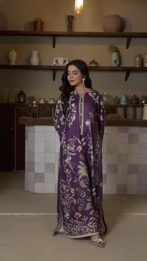 Royal Violet Kaftan