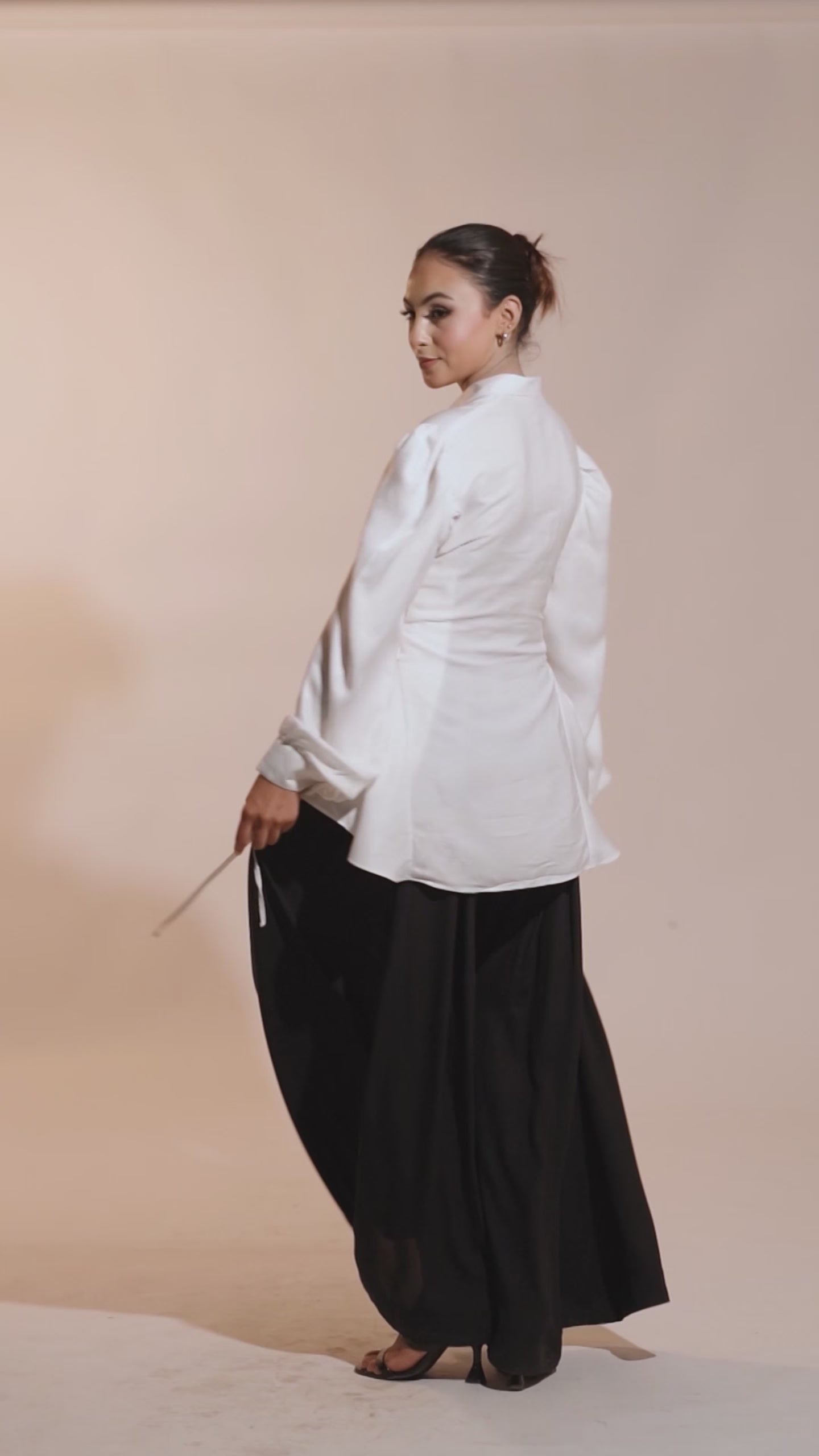 White Western Shisha Cotton Shirt