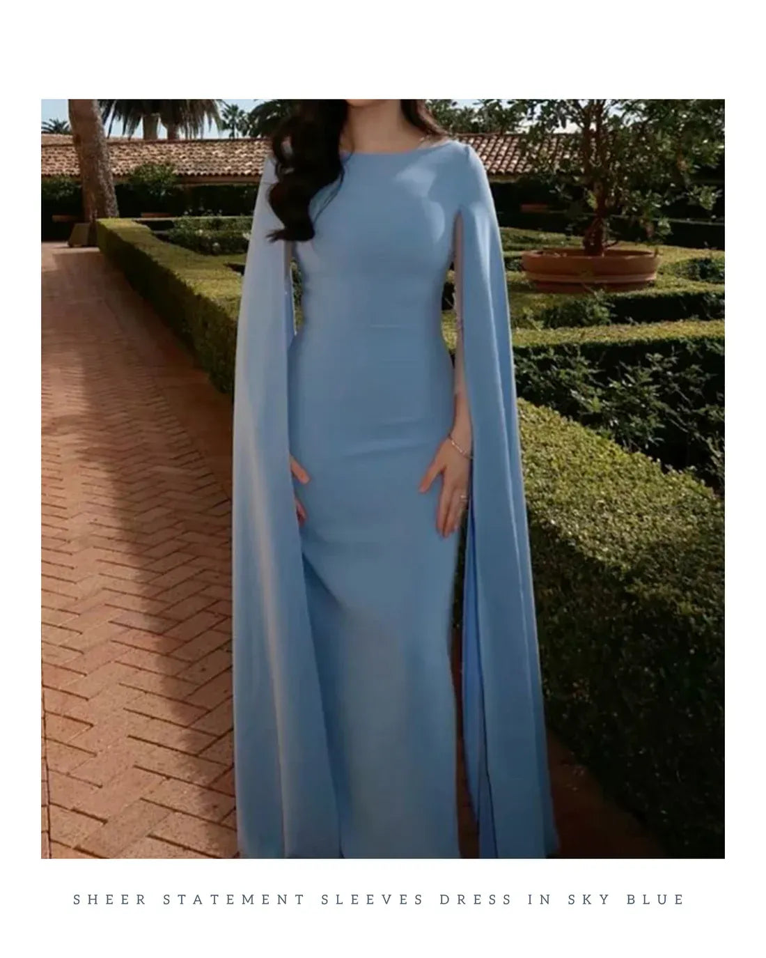 STATEMENT SLEEVES DRESS