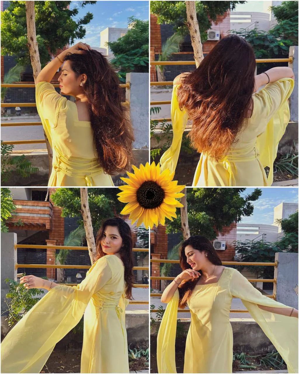 STATEMENT SLEEVES DRESS